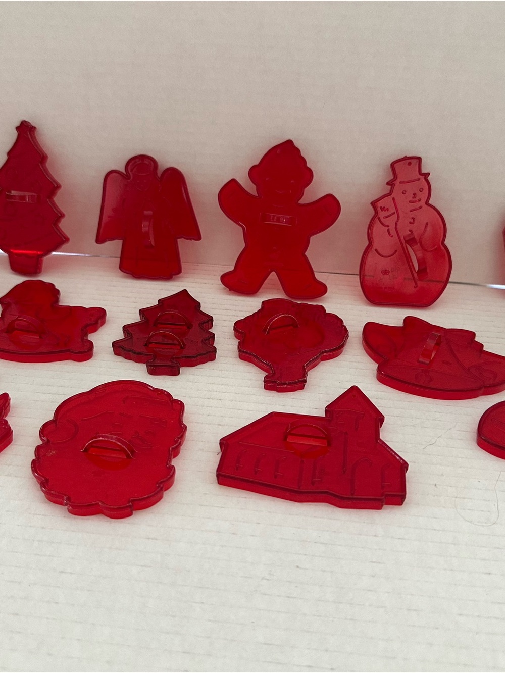 1940’s-50’s Christmas Cookie Cutters Set of 16 Made in USA #10